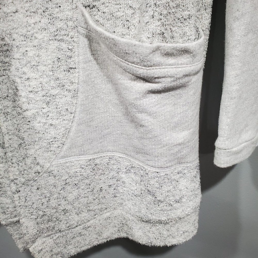 Anthropologie Monday Tuesday W T F S S Gray Open-front Cardigan Sweater … - Picture 12 of 13